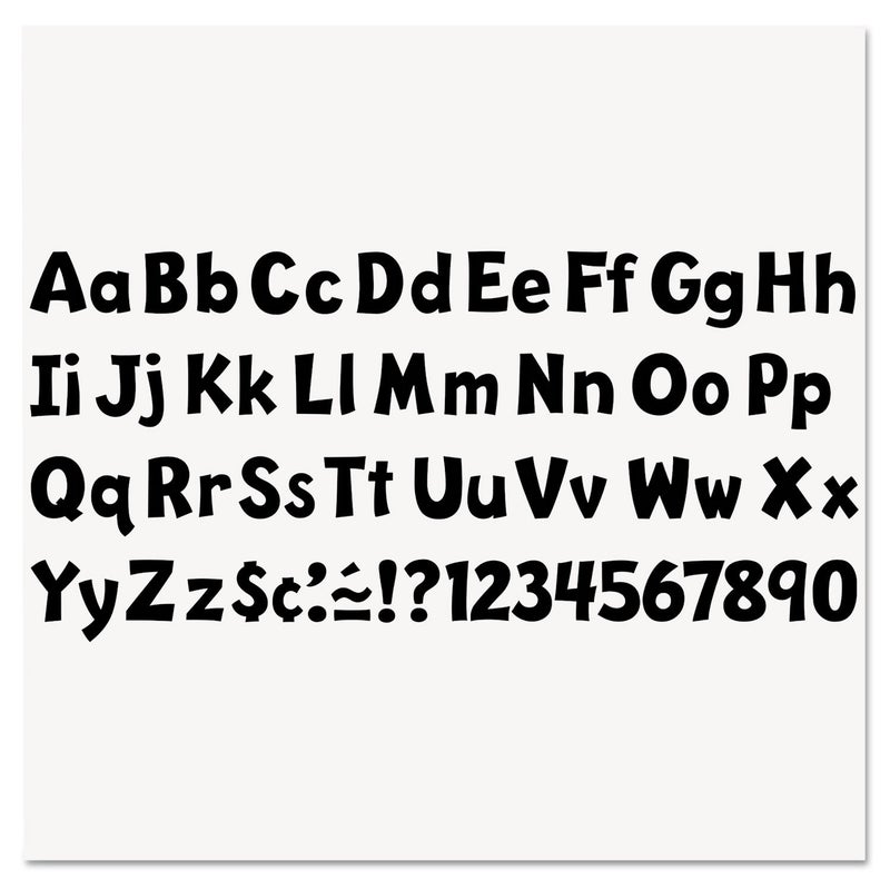 TREND enterprises, Inc. T-79741 Black 4" Playful Combo Ready Letters - Image 3